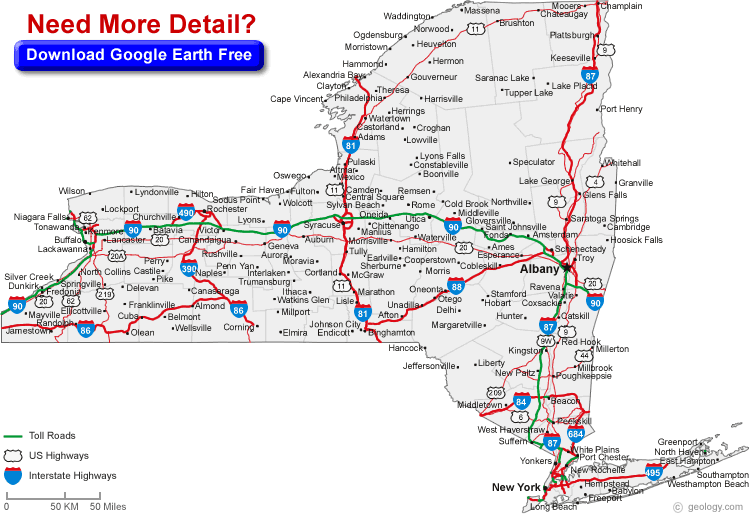 new york state map printable. new york state outline map.