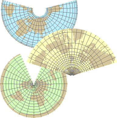 Conic projections